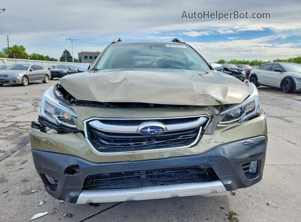 4S4BTGPD4M3192606 2021 SUBARU OUTBACK Green 