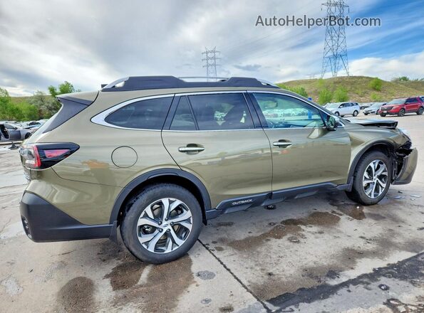 4S4BTGPD4M3192606 2021 SUBARU OUTBACK Green 