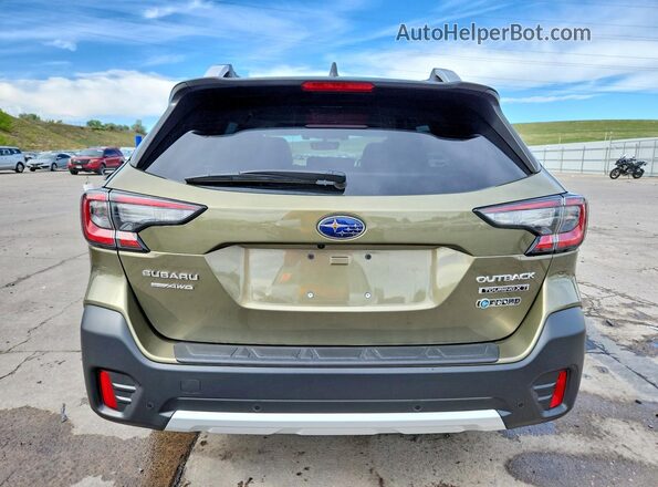 4S4BTGPD4M3192606 2021 SUBARU OUTBACK Green 