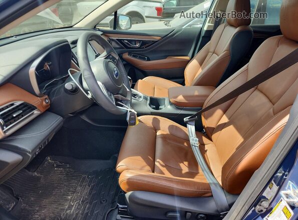 4S4BTGPD5S3280173 2025 SUBARU OUTBACK Синий Вид салона спереди
