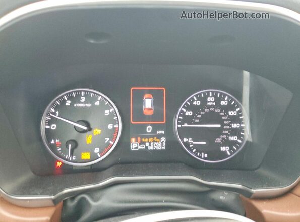 4S4BTGPD6N3152870 2022 SUBARU OUTBACK Tan Widok zestawu wskaźników