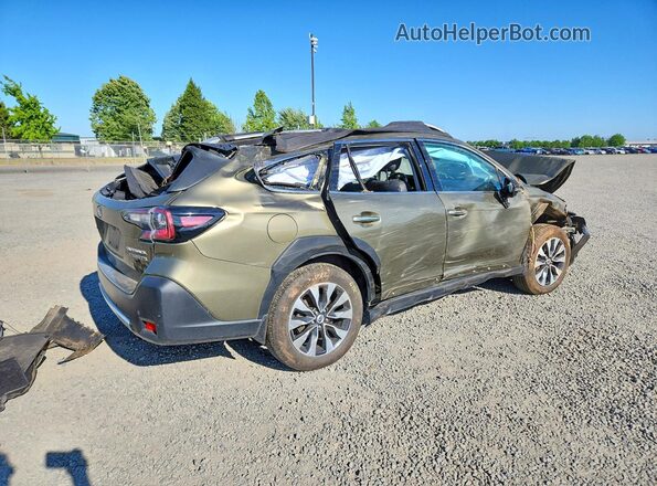 4S4BTGPD7R3184913 2024 SUBARU OUTBACK Green Trasero derecho