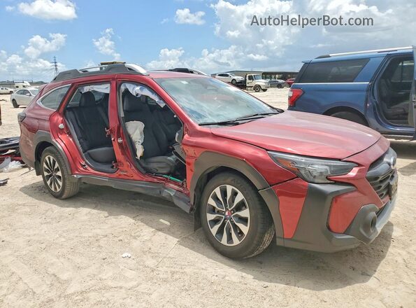 4S4BTGPD7R3234760 2024 SUBARU OUTBACK Red Front right