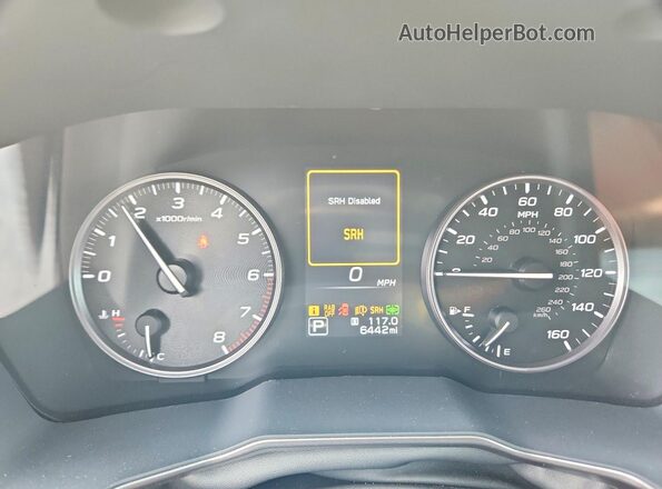 4S4BTGPD7S3136737 2025 SUBARU OUTBACK White Widok zestawu wskaźników