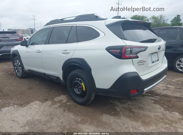 4S4BTGPD8S3288445 2025 SUBARU OUTBACK White Trasero izquierdo
