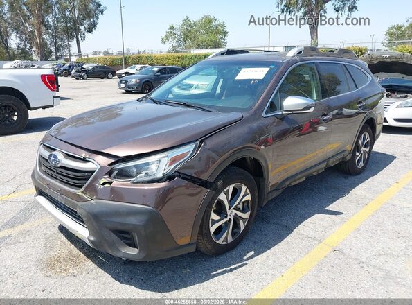 4S4BTGPD9M3145703 2021 SUBARU OUTBACK Brown Передня ліва чверть