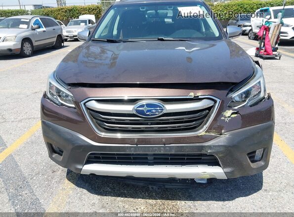 4S4BTGPD9M3145703 2021 SUBARU OUTBACK Brown Вид спереду