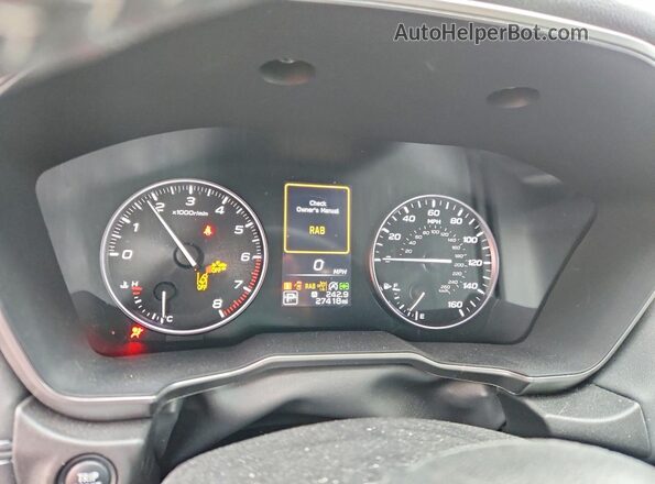 4S4BTGPD9R3174450 2024 SUBARU OUTBACK Gray Սարքավորումների վահանակի տեսք