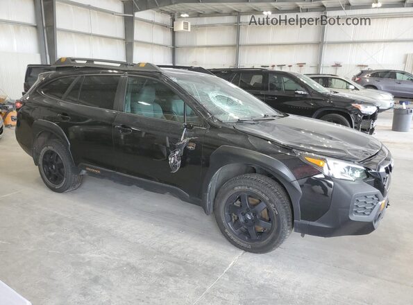 4S4BTGSD1R3142664 2024 SUBARU OUTBACK Black Przód prawy