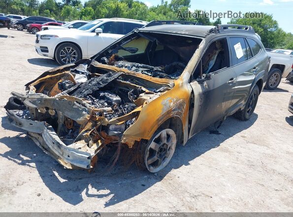 4S4BTGSD8S3250379 2025 SUBARU OUTBACK Зеленый Передняя левая четверть