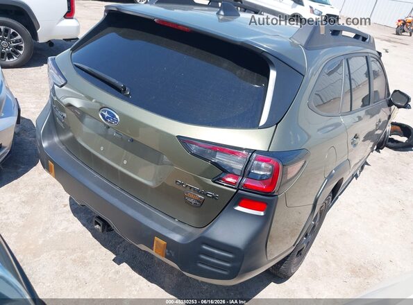 4S4BTGSD8S3250379 2025 SUBARU OUTBACK Зеленый Задняя правая четверть