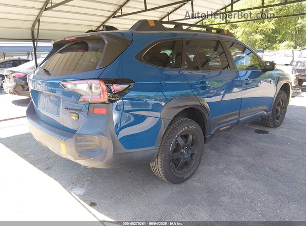 4S4BTGUD3N3132841 2022 SUBARU OUTBACK Blue Trasero derecho