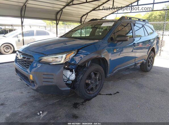 4S4BTGUD3N3132841 2022 SUBARU OUTBACK Blue Vista tres cuartos delantera izquierda