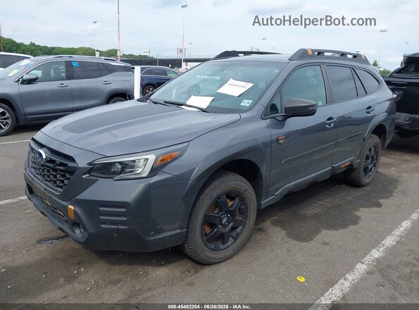 4S4BTGUD4N3119306 2022 SUBARU OUTBACK Gray Vista tres cuartos delantera izquierda