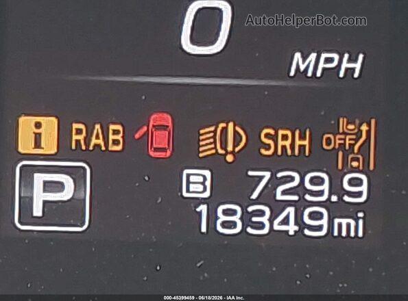 4S4BTGUD4S3271307 2025 SUBARU OUTBACK Черный Панорамный вид салона 360°