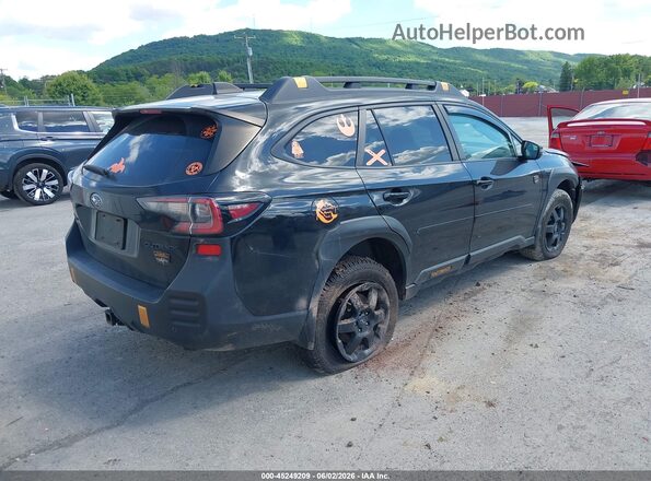 4S4BTGUD6N3260846 2022 SUBARU OUTBACK Black უკანა მარჯვენა