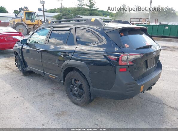 4S4BTGUD6N3260846 2022 SUBARU OUTBACK Black უკანა მარცხენა