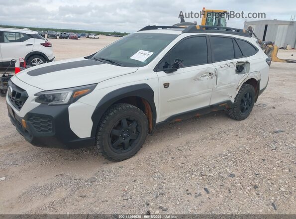4S4BTGUD6R3237279 2024 SUBARU OUTBACK White Առջևի ձախ երեք քառորդ տեսարան