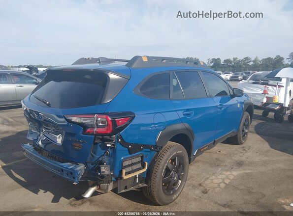 4S4BTGUD6S3299478 2025 SUBARU OUTBACK Синий Задняя правая четверть