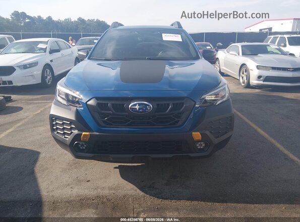 4S4BTGUD6S3299478 2025 SUBARU OUTBACK Синий Вид задней части салона