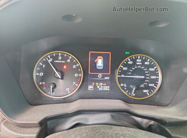 4S4BTGUD8R3182107 2024 SUBARU OUTBACK White Вид щитка приладів