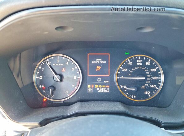 4S4BTGUDXR3147567 2024 SUBARU OUTBACK Blue Widok zestawu wskaźników