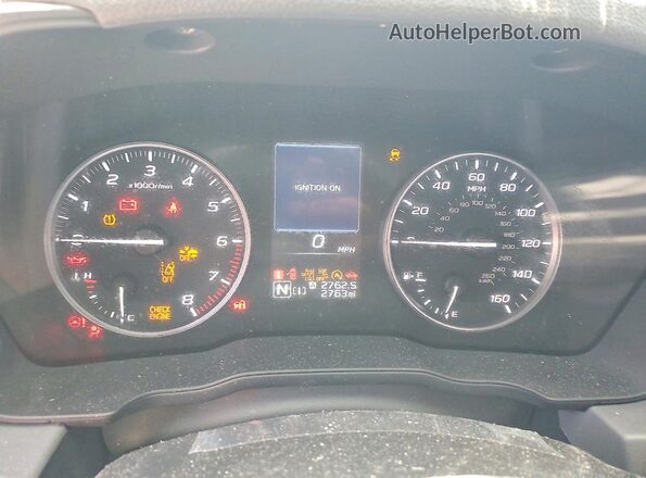 4S4GUHD60T3749525 2026 SUBARU CROSSTREK Gray Instrument cluster view