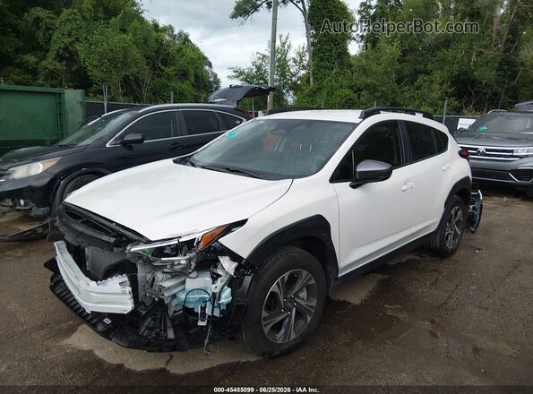 4S4GUHD61T3745841 2026 SUBARU CROSSTREK White Առջևի ձախ երեք քառորդ տեսարան