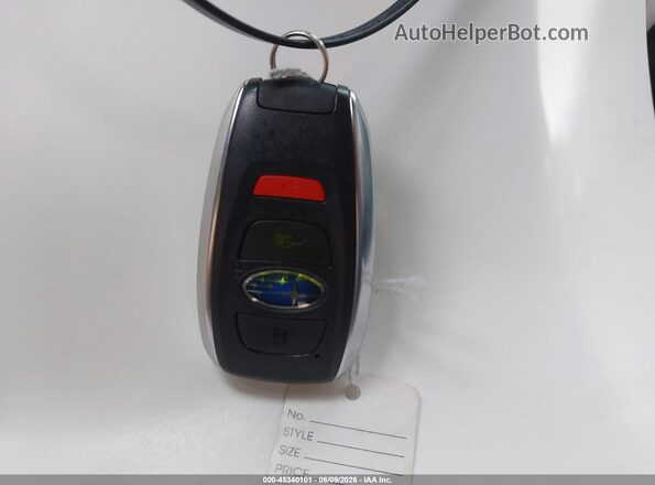 4S4GUHD63T3757716 2026 SUBARU CROSSTREK Blue Vista del salpicadero