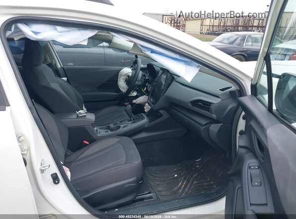 4S4GUHD64T3740911 2026 SUBARU CROSSTREK Белый Вид салона спереди