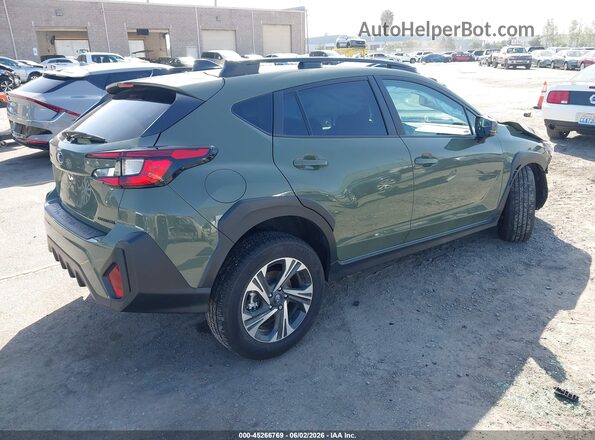 4S4GUHD67T3734522 2026 SUBARU CROSSTREK Green Rear right