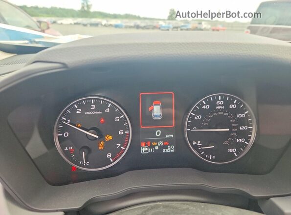 4S4GUHD68T3762085 2026 SUBARU CROSSTREK Silver Instrument cluster view