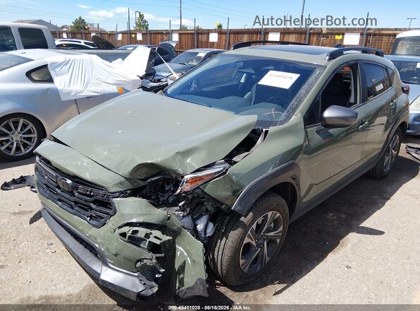 4S4GUHD69T3725062 2026 SUBARU CROSSTREK Зеленый Передняя левая четверть