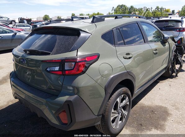 4S4GUHD69T3725062 2026 SUBARU CROSSTREK Зеленый Задняя правая четверть