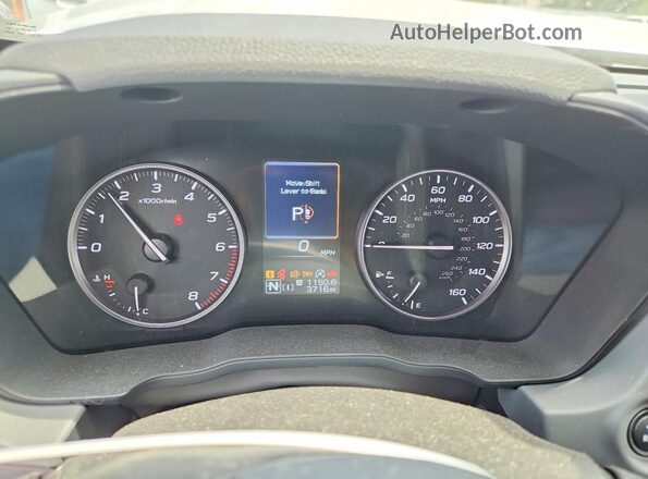 4S4GUHD6XT3723014 2026 SUBARU CROSSTREK Silver Սարքավորումների վահանակի տեսք