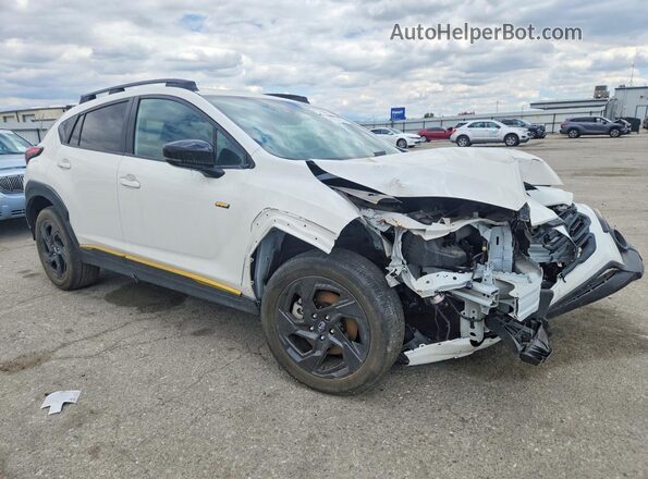 4S4GUHF61R3730617 2024 SUBARU CROSSTREK White წინა მარჯვენა