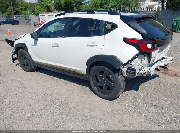 4S4GUHF61R3742802 2024 SUBARU CROSSTREK Белый Задняя левая четверть