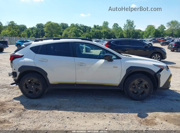 4S4GUHF61R3742802 2024 SUBARU CROSSTREK Белый Панорамный вид салона 360°