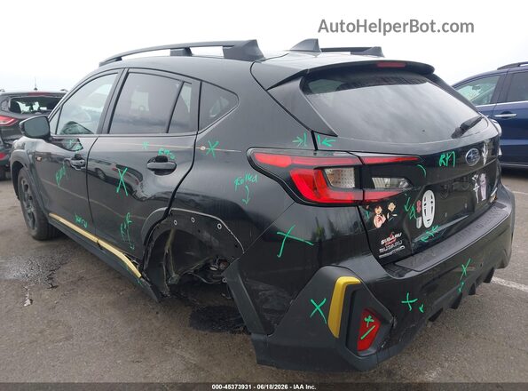 4S4GUHF62R3832248 2024 SUBARU CROSSTREK Black Вид спереду