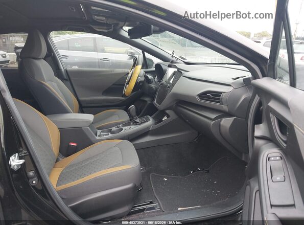 4S4GUHF62R3832248 2024 SUBARU CROSSTREK Black Вид салону спереду
