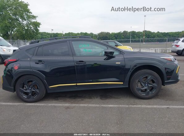 4S4GUHF62R3832248 2024 SUBARU CROSSTREK Black Вид задньої частини салону