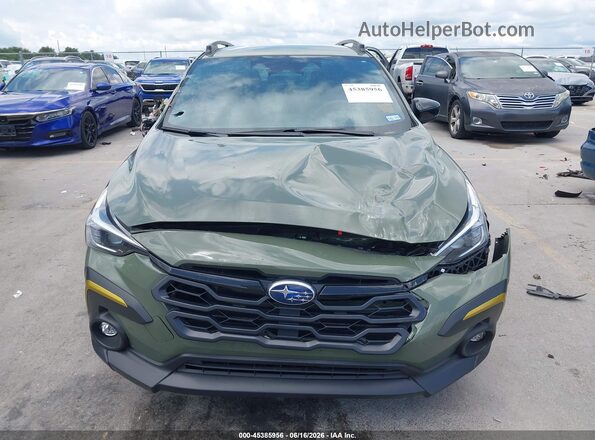 4S4GUHF63S3741611 2025 SUBARU CROSSTREK Green Vista del cuadro de instrumentos