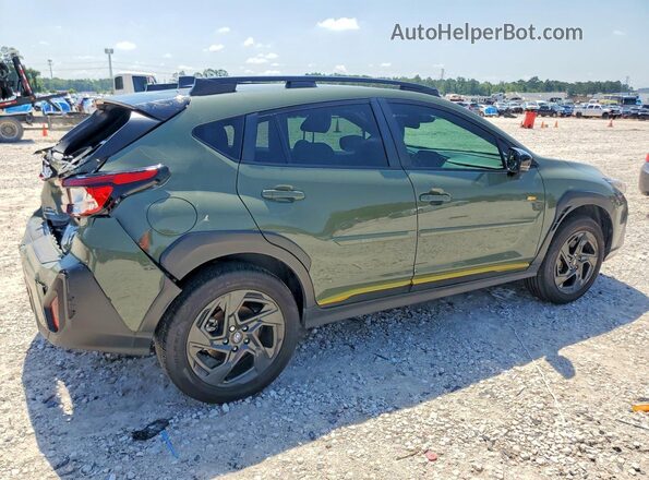 4S4GUHF63S3752320 2025 SUBARU CROSSTREK Зеленый Задняя правая четверть