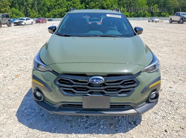 4S4GUHF63S3752320 2025 SUBARU CROSSTREK Зеленый Вид спереди