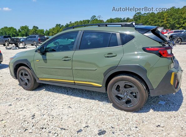 4S4GUHF63S3752320 2025 SUBARU CROSSTREK Зеленый Задняя левая четверть