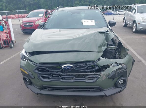 4S4GUHF64R3709583 2024 SUBARU CROSSTREK Green Vista del cuadro de instrumentos