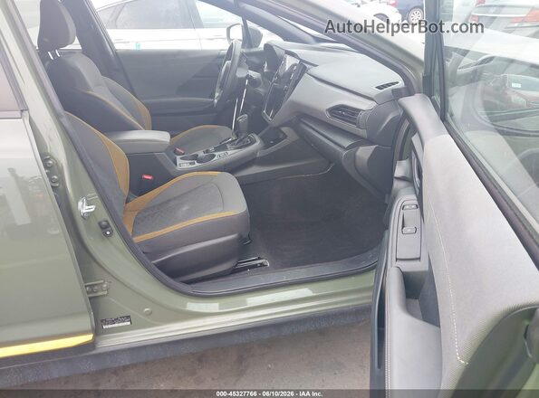 4S4GUHF64R3709583 2024 SUBARU CROSSTREK Green Vista interior delantera