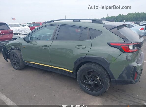 4S4GUHF64R3709583 2024 SUBARU CROSSTREK Green Vista interior de 360 grados