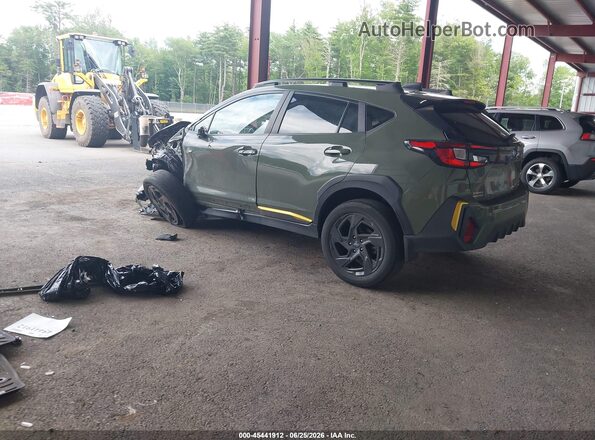 4S4GUHF65S3768485 2025 SUBARU CROSSTREK Green უკანა მარცხენა