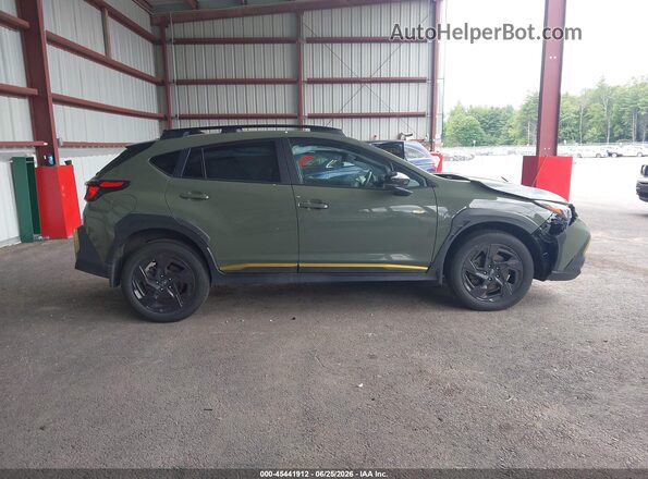 4S4GUHF65S3768485 2025 SUBARU CROSSTREK Green უკანა სალონის ხედი